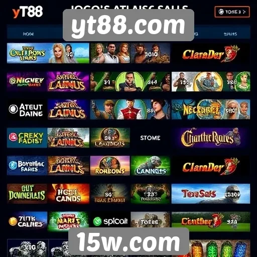 Comparação de jogos populares disponíveis no yt88.com
